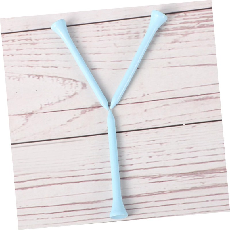 Outanaya 100pcs Long-Lasting Yards Tees Wooden Golf Tees Reduces Friction