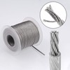 kingsea 5/64" Wire Rope Kit, 100ft PVC Coated Stainless Steel