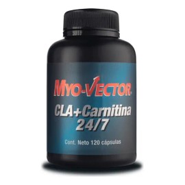 Myovector Cla  Carnitina 247 Cap 120 Polvo                                                                                                            