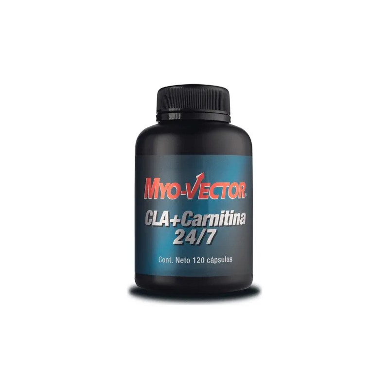 Myovector Cla Carnitina 247 Cap 120 Polvo