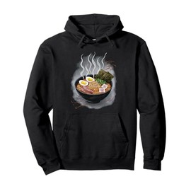 Steaming Ramen Bowl Japanese Cuisine Culture For Food lovers Pullover Hoodie