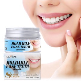 Temporary Tooth Filling Repair Kit 30 ml, Teeth Repair Beads for Temporary Fixation Filling Missing Broken Teeth Malleable Fake Teeth