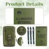 7 Pack Waterproof Notebook Set, 3×5 Inch Waterproof Notepad with