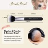 DUcare 3 Pieces Make Up Brush Travel Set - Foundation