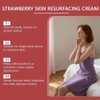 Piezas Crema Rejuvenecedora Piel Fresa Loción Piernas Mujeres Reduce Protuberancias