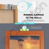 Cimeton Invisible Nail Plastic Photo Frames Hooks for Hanging Artworks