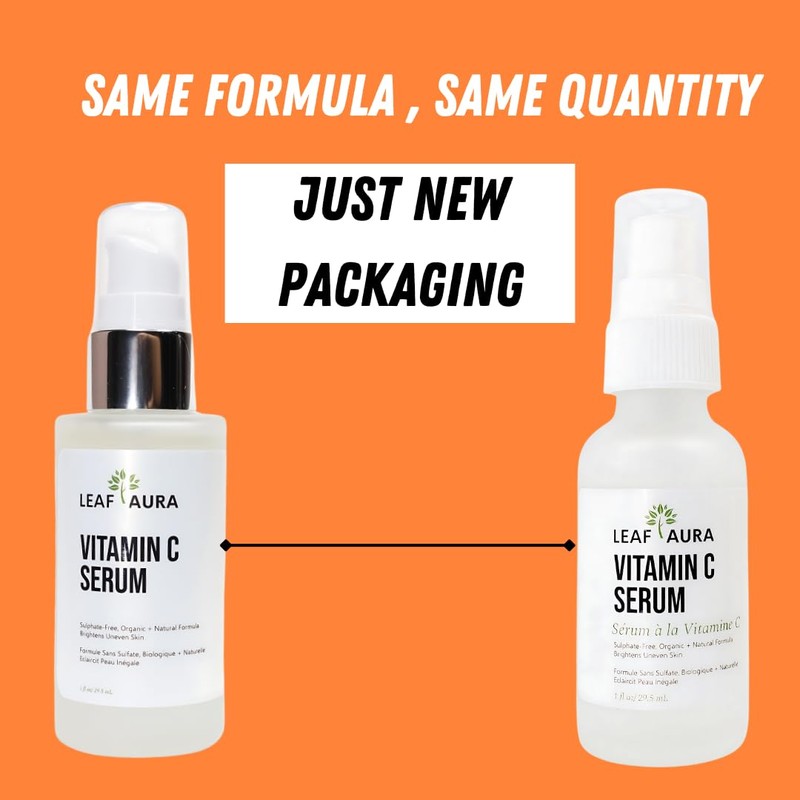 Leaf Aura Vitamin C serum & Mango Moisturizer- 2 Pack
