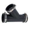 Fernco 2 in. Hub Flexible PVC Wye DWV Pipe Fitting