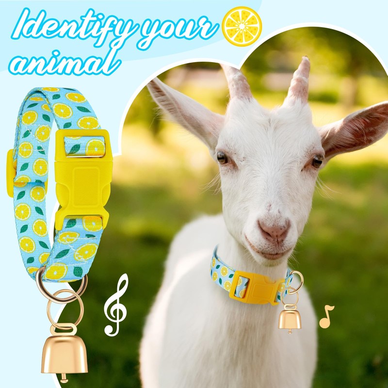 Talltalk Goat Collars with Bells Grazing Copper Bell and Adjustable