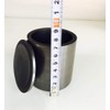 OTOOLWORLD Smelting Lab Graphite Crucible With Cover Lab Supply 100MMx100MM