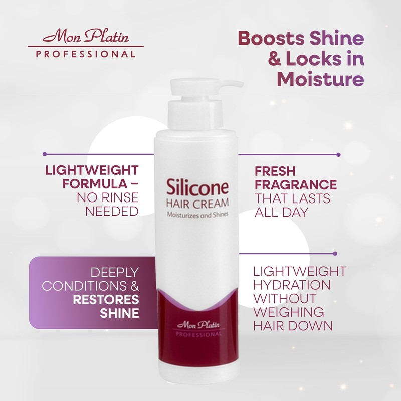 Mon Platin Silicone Hair Cream – Leave-In Detangler & Moisturizer
