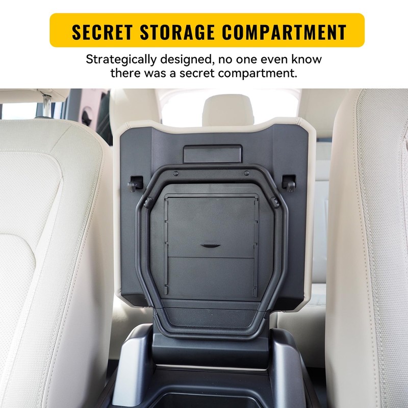 COOLAUTO Car Armrest Hidden Storage Box Tray Compartment Center Console