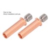 2pcs Nozzle Throat M6 Thread Bimetal Heat Break Heatbreak Tube