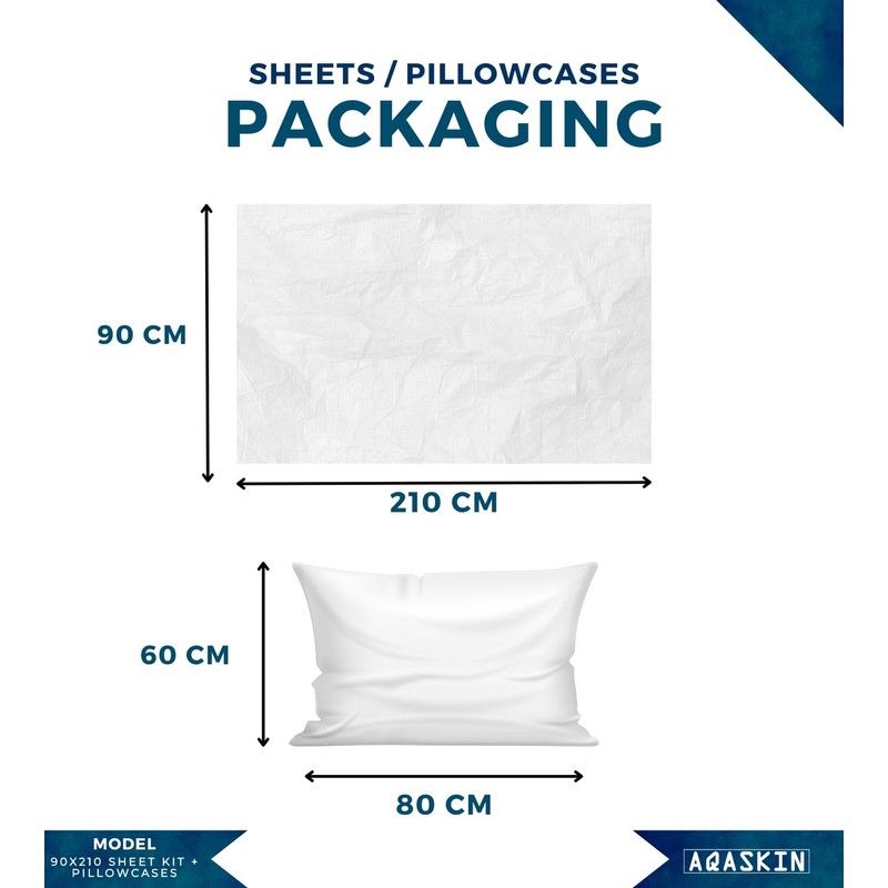 TNT Disposable Bedding, Bed Sheet Set + Pillowcases, Quantity Discounts,
