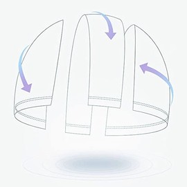 HERCHR Gorro De Natación, Gorro De Natación De Alta Elasticidad Gorro De Baño con Revestimiento De PU Gorro De Baño Suave Cómodo Impermeable Universal