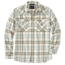 Carhartt Men's 106430 Montana Rugged Flex Relaxed Fit Lightweight Long-Sleeve S - X-Large Tall - Patina