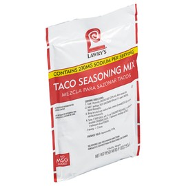 Lawry's Taco Seasoning Mix, 9 oz (Pack of 6) - Six 9 Ounce Packets of Taco Seasoning Mix, Best for Chicken, Beef, Fish, Pork or Plant-Based Tacos