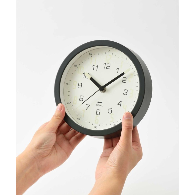 BRUNO Luminous 7 Seg Clock Dark Gray No Size BCW045-DGY