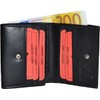 Viennese Grandpa Wallet Nappa Leather Black, black, Classic
