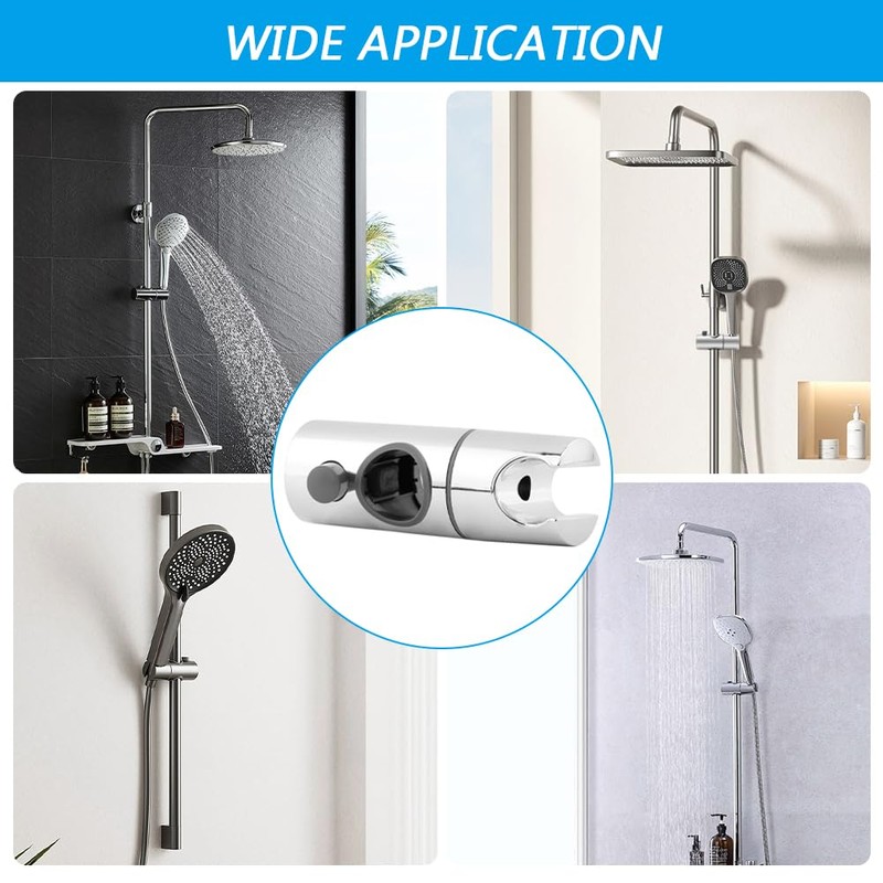 Hand Shower Holder, Adjustable Shower Holder, 360° Rotatable Shower Holder,