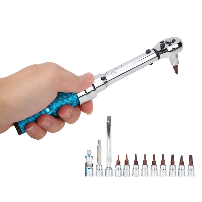 ZTY‑18 Bicycle Repair Kit Adjustable Torsion Wrench Spanner Hand Shop