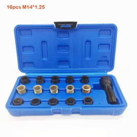 Spark Plug Thread Repair Kit M14 x 1.25 mm 16-Piece Repair Kit