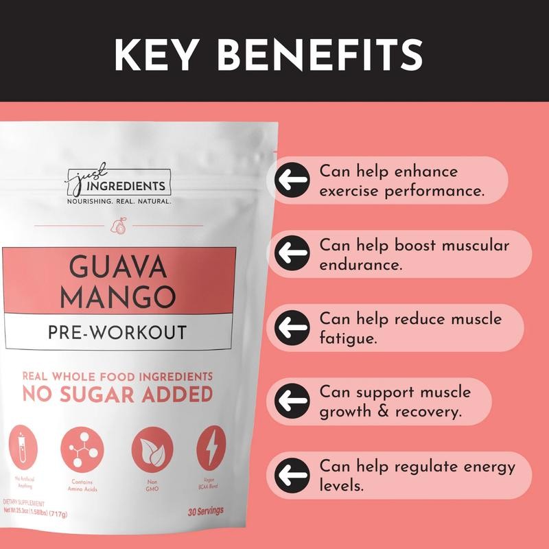 Just Ingredients Guava Mango Pre-Workout