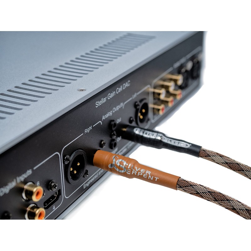 Better Cables 1.5 Feet Silver Serpent Snake Edition Brown/White RCA