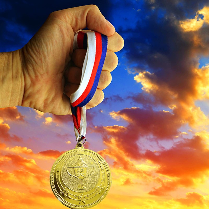 Eterspr Pack of 9 Gold Silver Bronze Medals Metal Medals