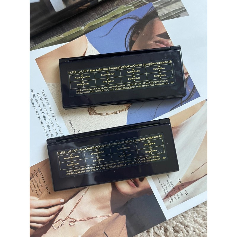 Eyeshadow 2x Estée Lauder Pure Color Envy Sculpting Eyeshadow Palette