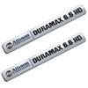 Aimoll Allison Transmission Duramax 6.6 HD Hood Emblem Pair Set