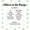 Purely Home Green Polka Dots Decaf Tea Storage Canister -