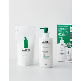 Labo H [라보에이치] 두피강화클리닉 리필 세트(400ml+400ml) [Laboh] Scalp Strengthening Clinic Refill Set (400ml + 400ml)