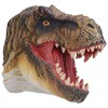 Dinosaur Puppet Rubber Portable Nontoxic Durable Wearable Hand Painted Craft
