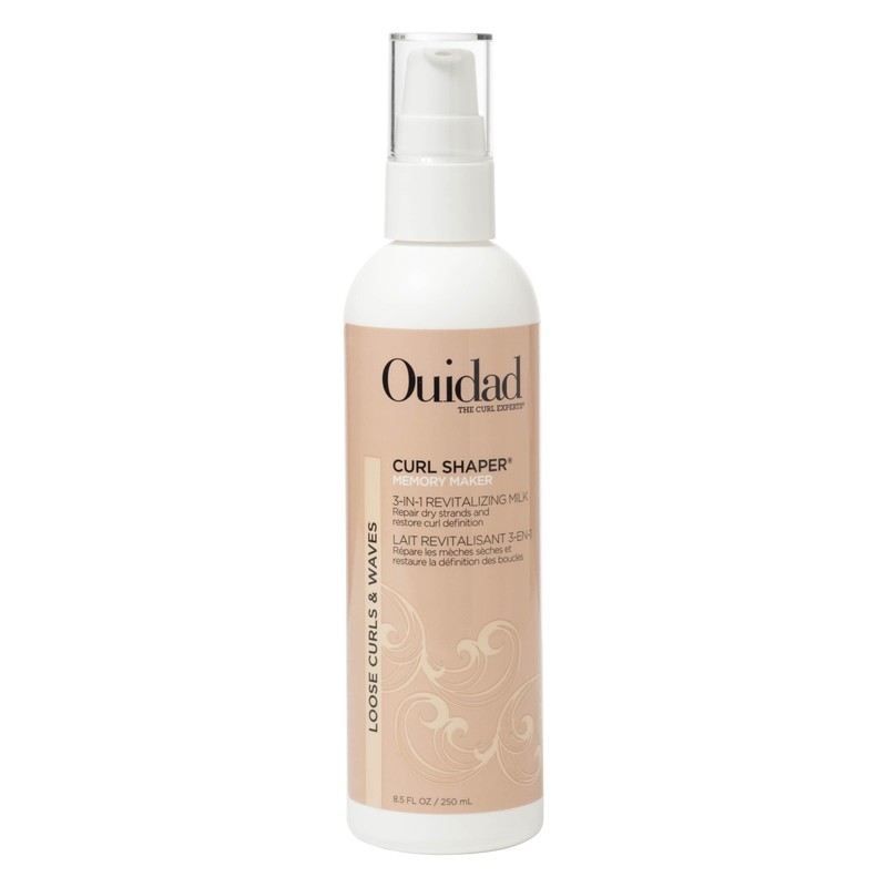 OUIDAD Curl Shaper Memory Maker 3 en uno leche revitalizante,