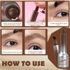 Eyebrow Pencil Liquid, Waterproof Eyebrow Brush and Eyebrow Gel Set,