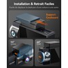 WOLFBOX i17 4K 3 Channel Dash Cam Integrated 5.8GHz WiFi