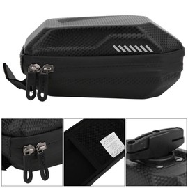 Keenso Mountain Bike Bolsa de impermeable de grano de carbono debajo del asiento Bolsas de sillín de bicicleta Bastidor trasero Bolsa de asiento de carcasa dura de gran capacidad