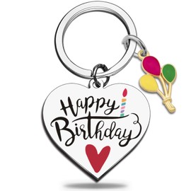 Ibiwe 16st Happy Birthday Gifts Keychain For Boys Girls Women Men Daughter Son 16th 18th Birthday Gifts For Girls Happy Bady Friendship Gift Present