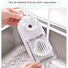 jiuzcare Egg Slicer 2 in 1 Egg Cutting Tool Metal