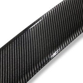 Auto Dynasty Rear Car Roof Window Visor Spoiler Compatible with Chevy Corvette Coupe 2014-2019, Glossy Black, Carbon Fiber