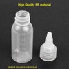 Haosie 10PCS Airbrush Paint Bottles, 30ml Empty Airbrush Accessories, Paint