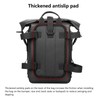 Alomejor Motorcycle Crash Bar Bag Black Waterproof Quick Release Universal