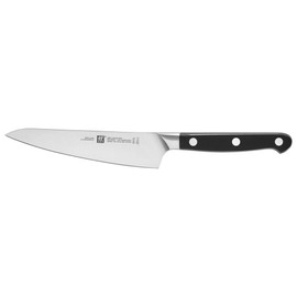 ZWILLING Pro Kochmesser Compact, Klingenlänge: 14 cm, Rostfreier Spezialstahl, Kunststoffgriff, Schwarz