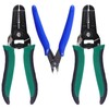 Glarks 3Pcs Wire Stripping Tool and Wire Flush Cutter Set,