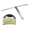 LNQ LUNIQI Aquatic Weed Cutter Stainless Steel Folding Weed Razor