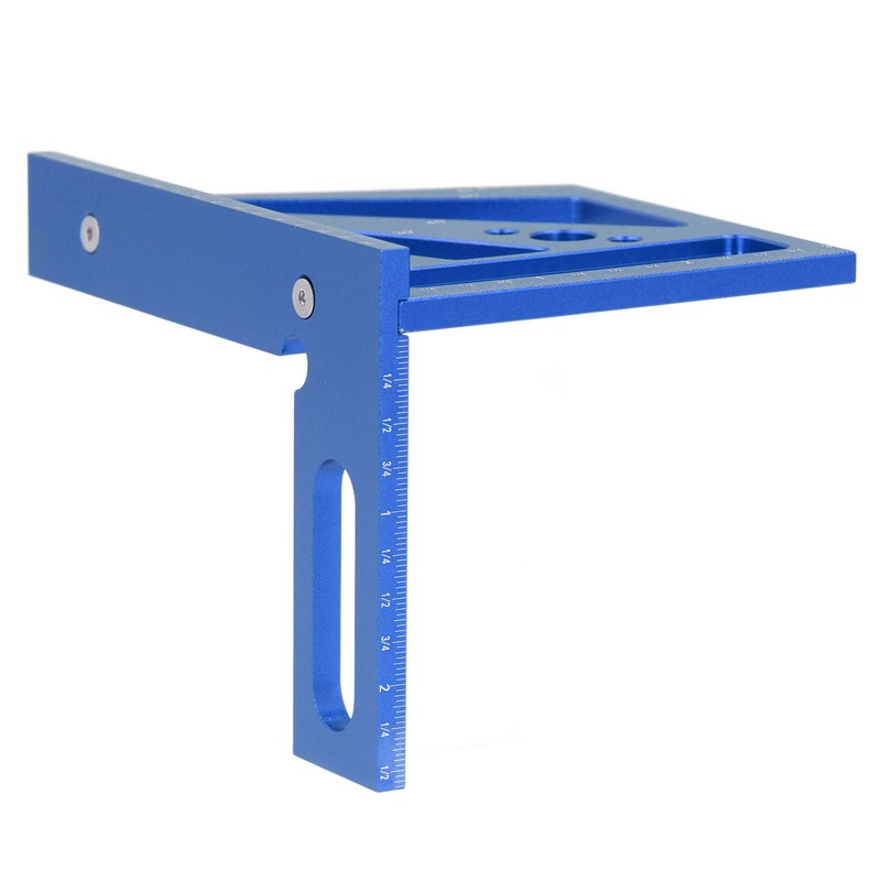 Woodworking Ruler Multifunctional Angle Measuring Ruler Aluminum Alloy Square Tool