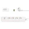 Navaris Wireless Power Strip 4-Way Individually Switchable - with 3x