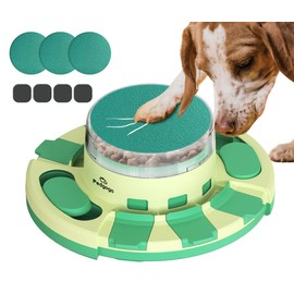 pedgogo File Toy with 4 Non-Slip Pads| Dog Treat Puzzle | Slow Feeder Dog Puzzle Toy