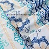 JSD Blue Boho Printed Sheet Set King Size, 4 Piece